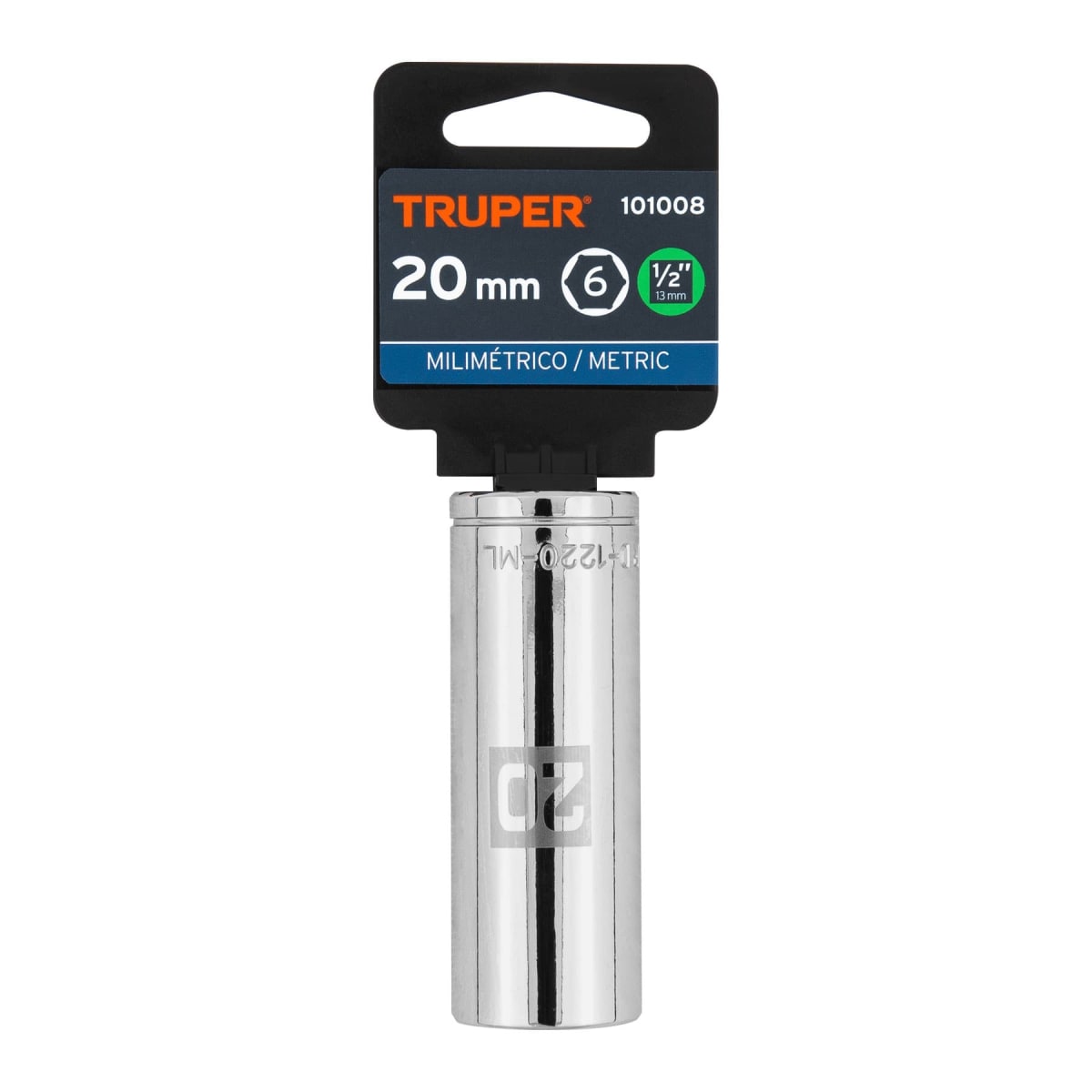 Dado tubular hexagonal encastre 1/2'' de 20 mm Truper4