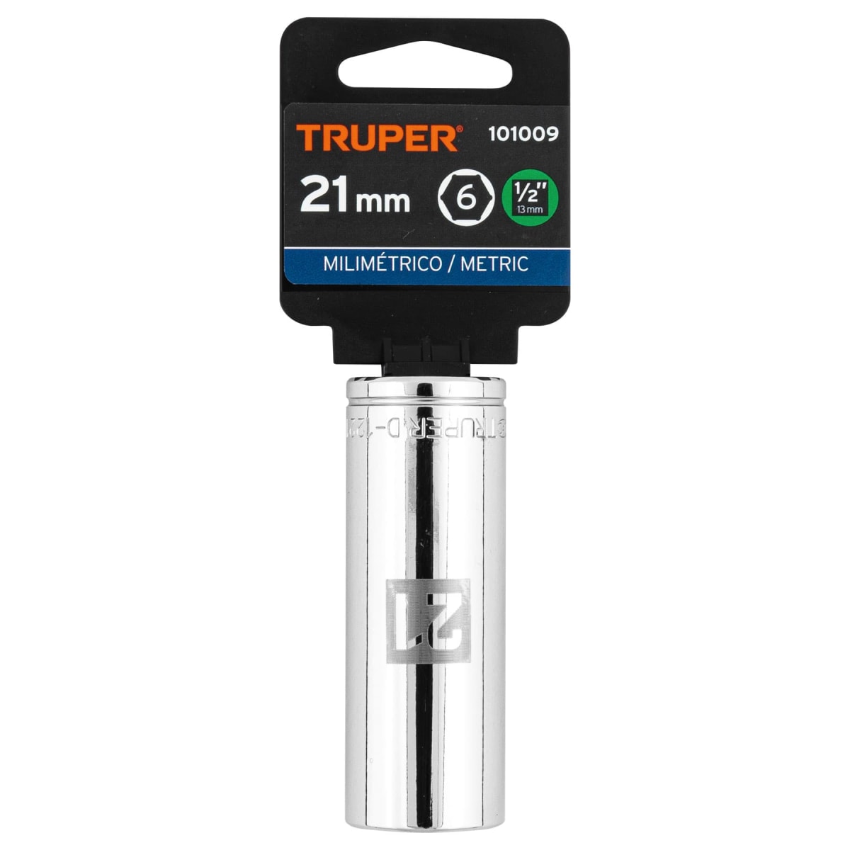 Dado tubular hexagonal encastre 1/2'' de 21 mm Truper4