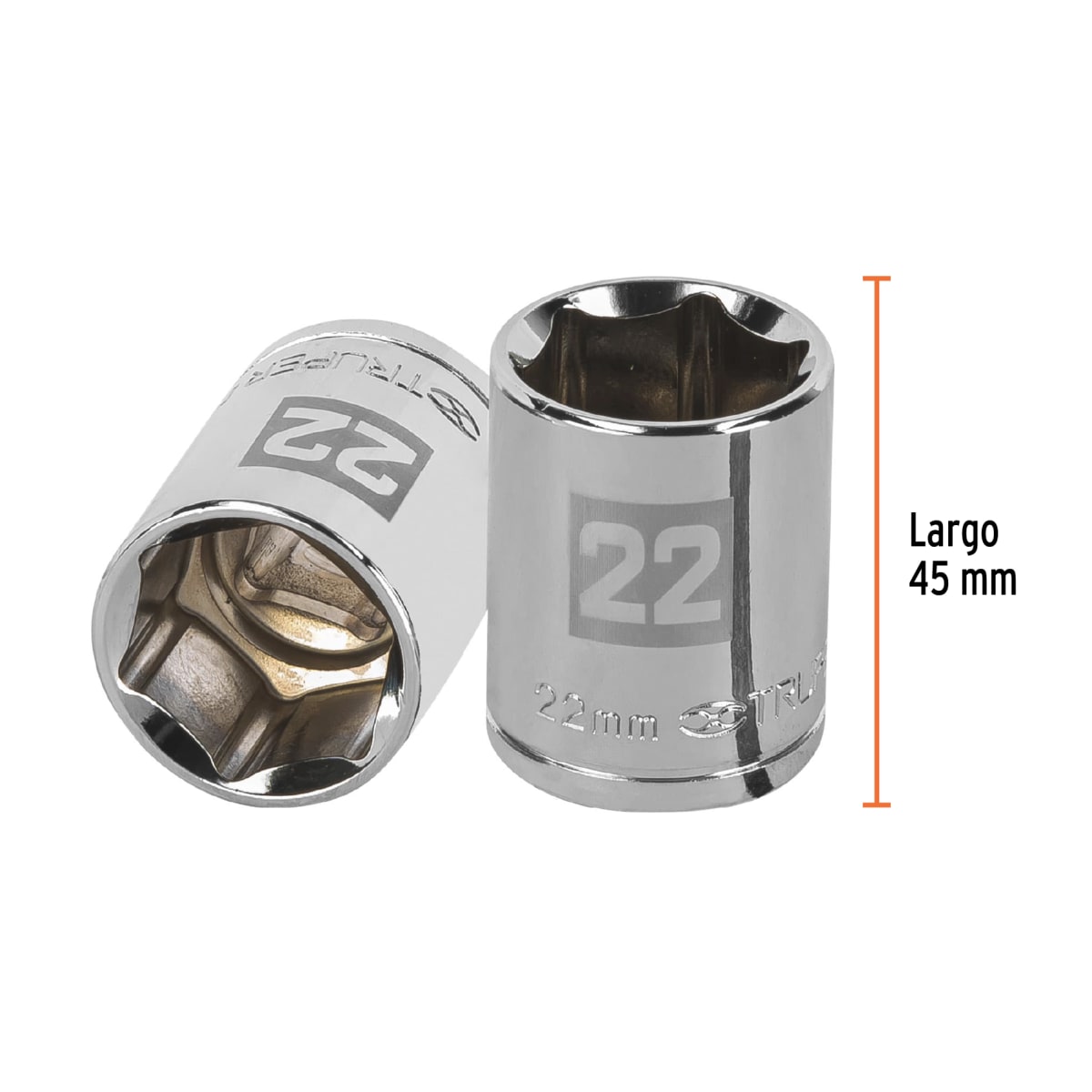 Dado hexagonal encastre 1/2'' de 22 mm Truper3