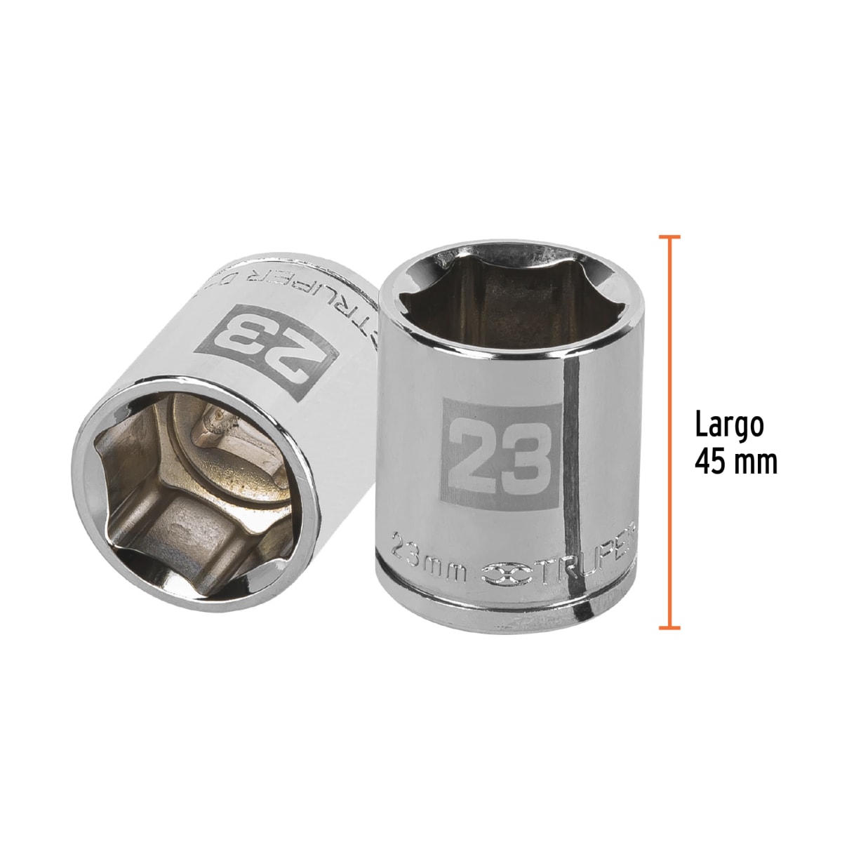 Dado hexagonal encastre 1/2'' de 23 mm. truper3