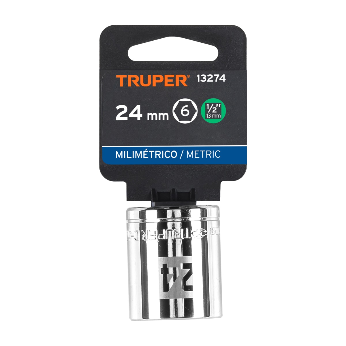 Dado hexagonal encastre 1/2'' de 24 mm Truper4
