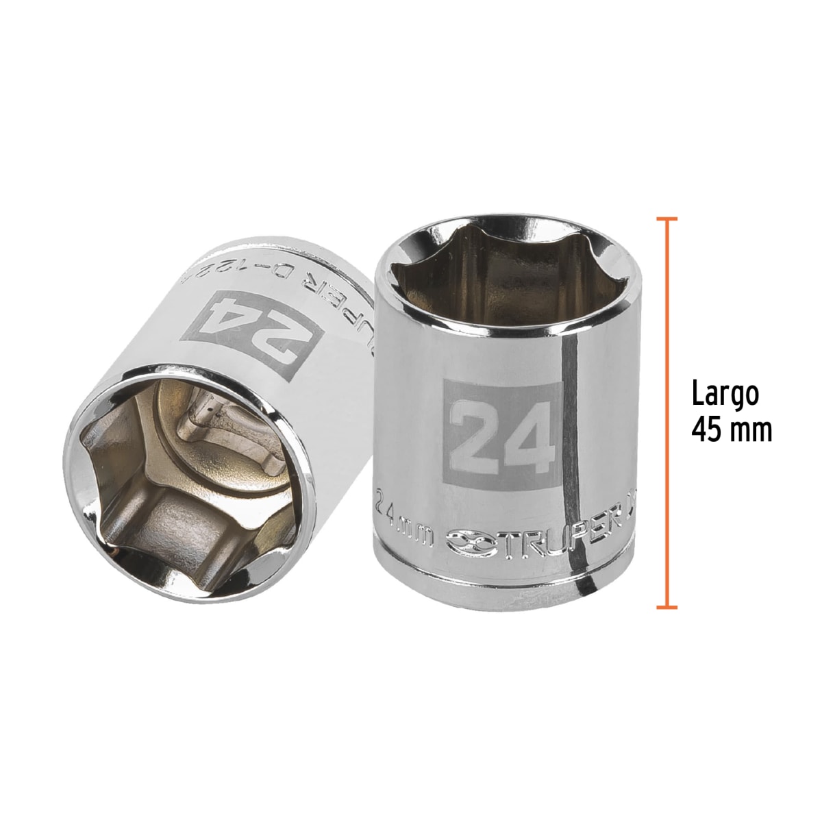 Dado hexagonal encastre 1/2'' de 24 mm Truper3