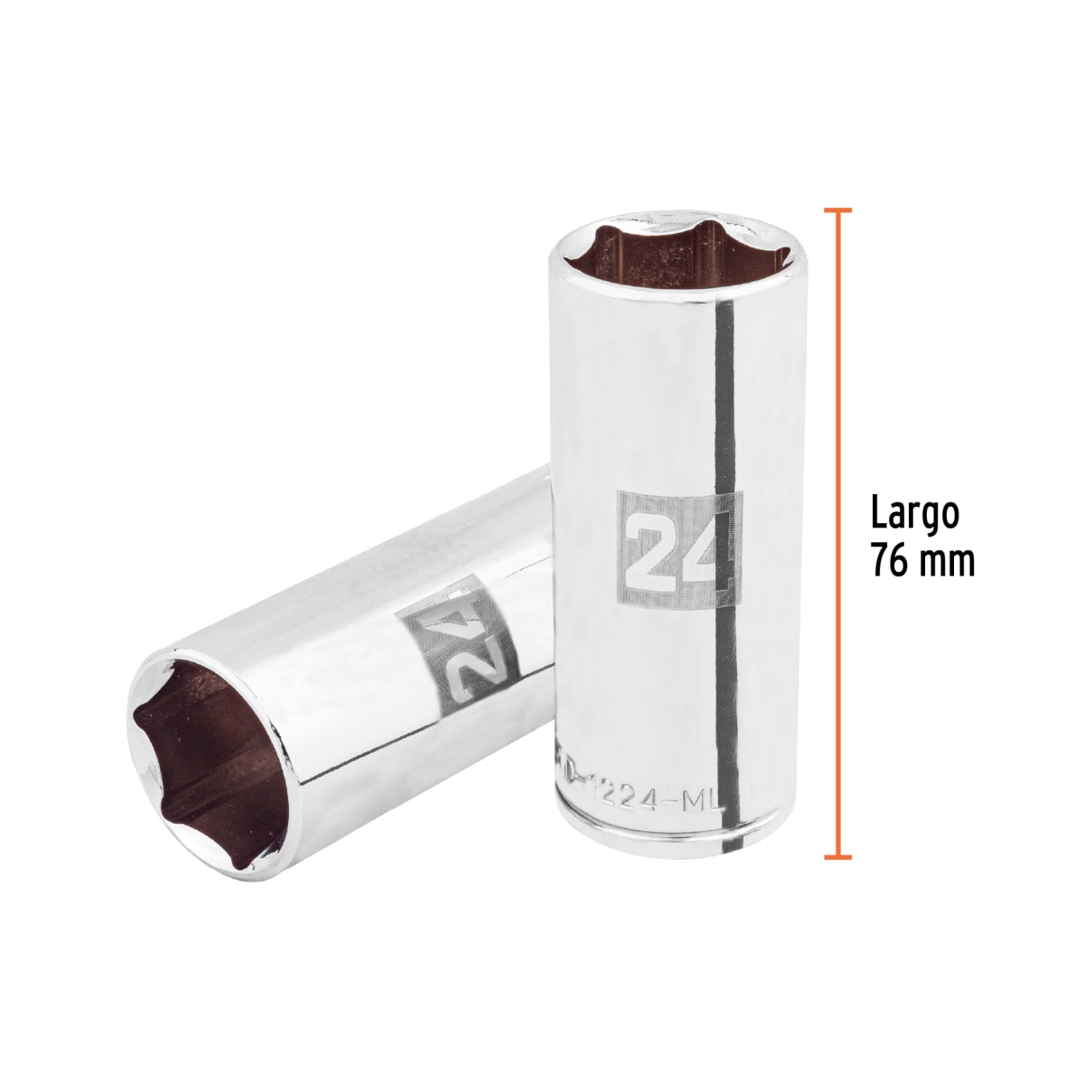 Dado tubular hexagonal encastre 1/2'' de 24 mm Truper3