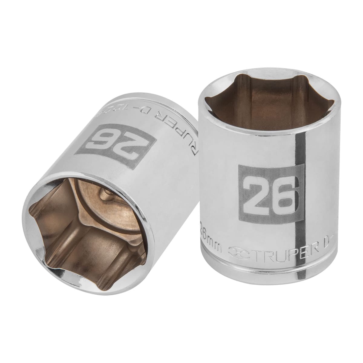 Dado hexagonal encastre 1/2'' de 26 mm. truper1