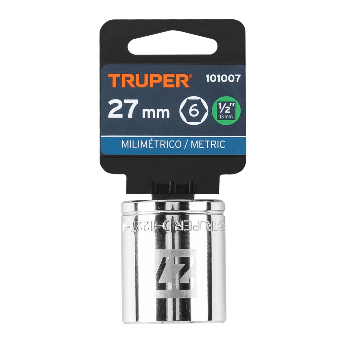 Dado hexagonal encastre 1/2'' de 27 mm Truper4