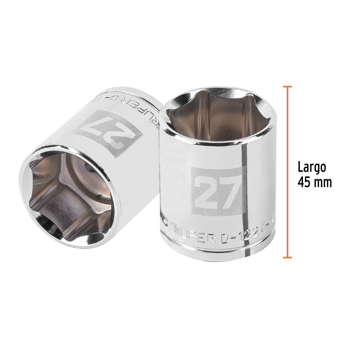 Dado hexagonal encastre 1/2'' de 27 mm Truper3