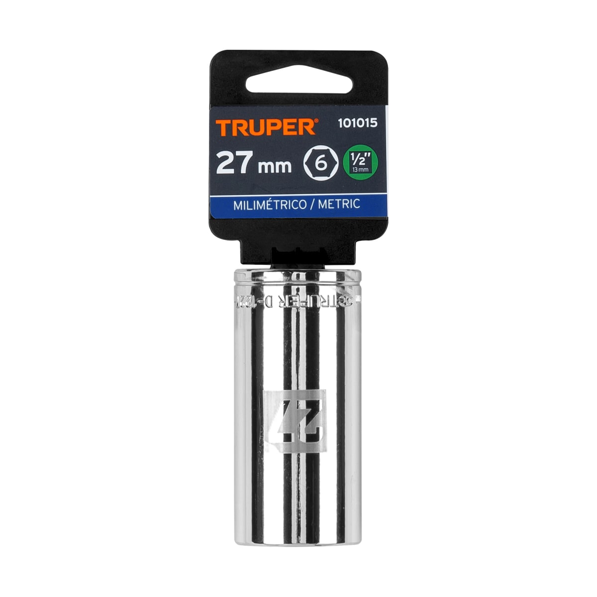 Dado tubular hexagonal encastre 1/2'' de 27 mm Truper4