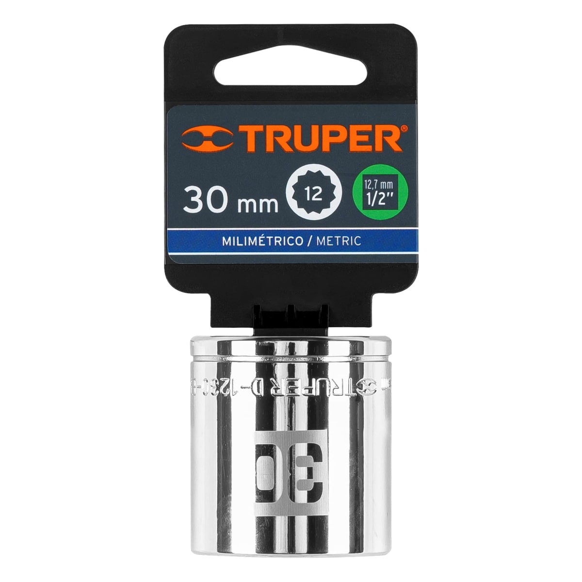 Dado poligonal encastre 1/2'' de 30 mm Truper4