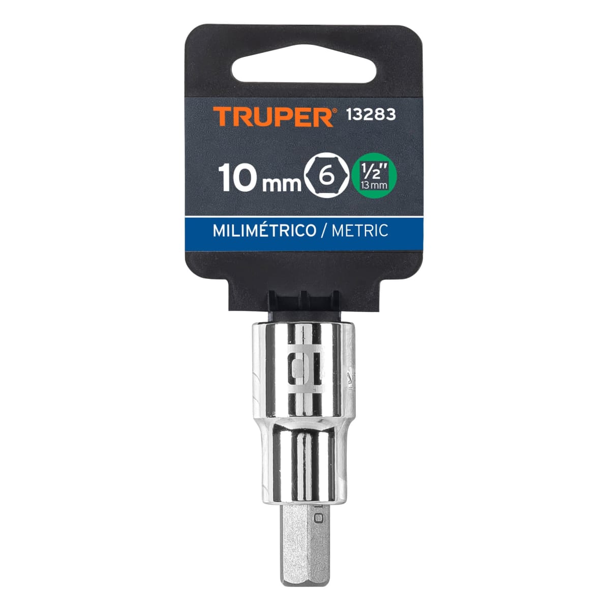 Dado de punta hexagonal encastre 1/2'' de 10 mm Truper4