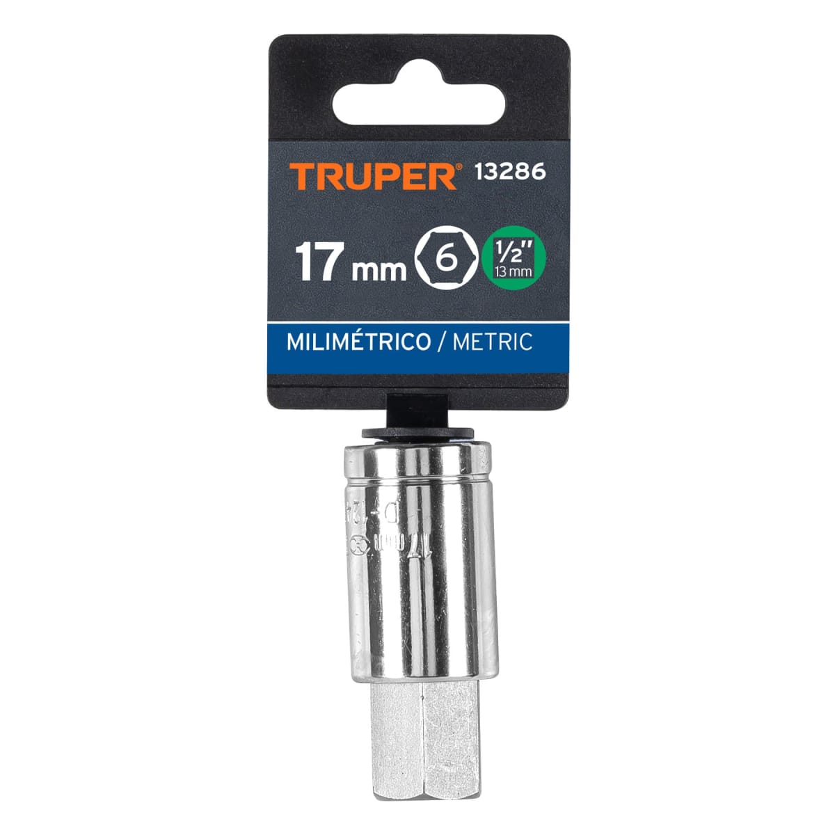 Dado de punta hexagonal encastre 1/2'' de 17 mm Truper4