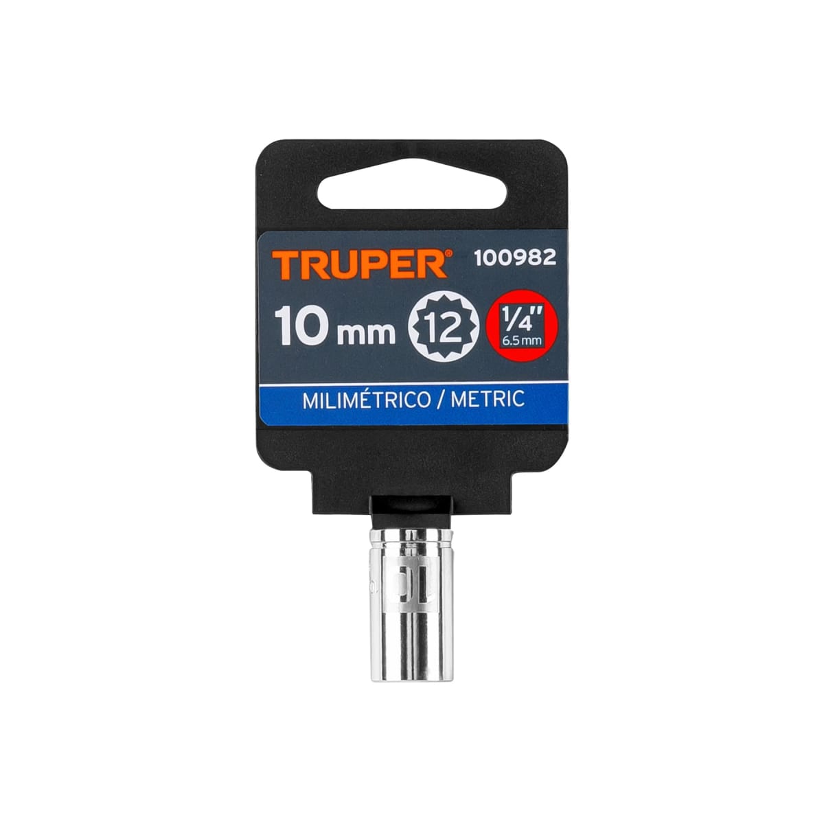 Dado poligonal encastre 1/4'' de 10 mm Truper4