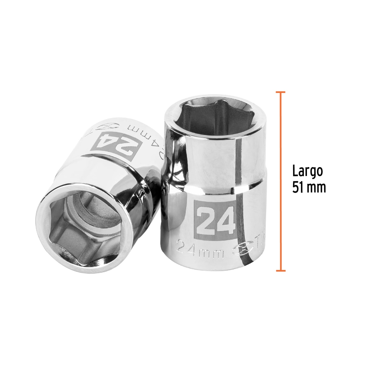 Dado hexagonal encastre 3/4´´ de 24 mm, Truper3