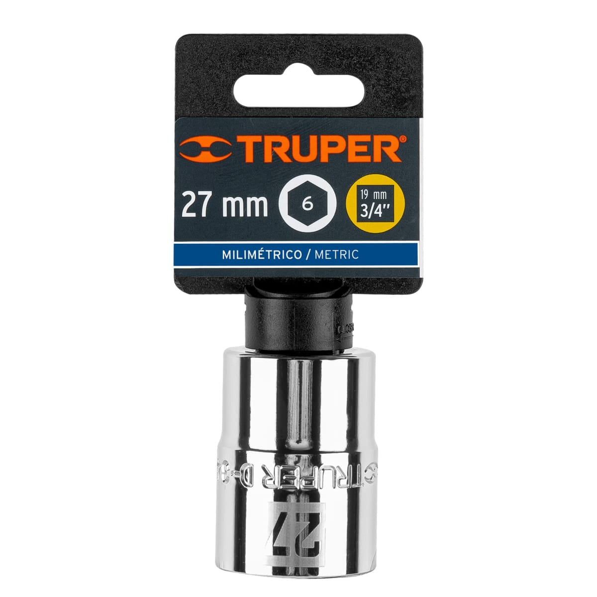 Dado hexagonal encastre 3/4'' de 27 mm Truper4