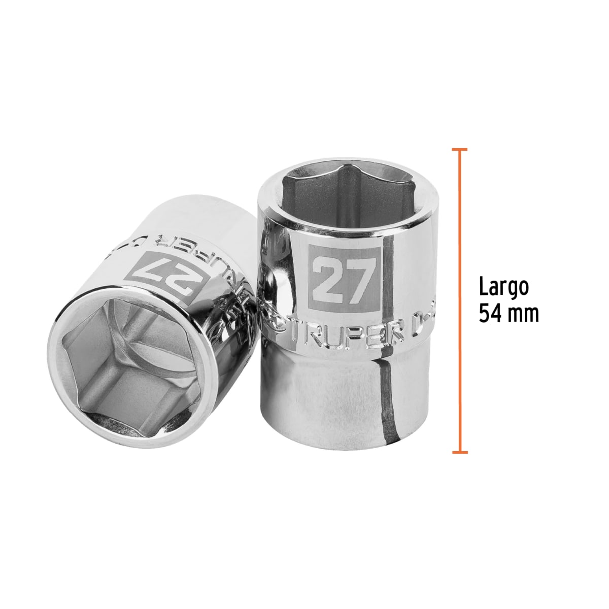 Dado hexagonal encastre 3/4'' de 27 mm Truper3