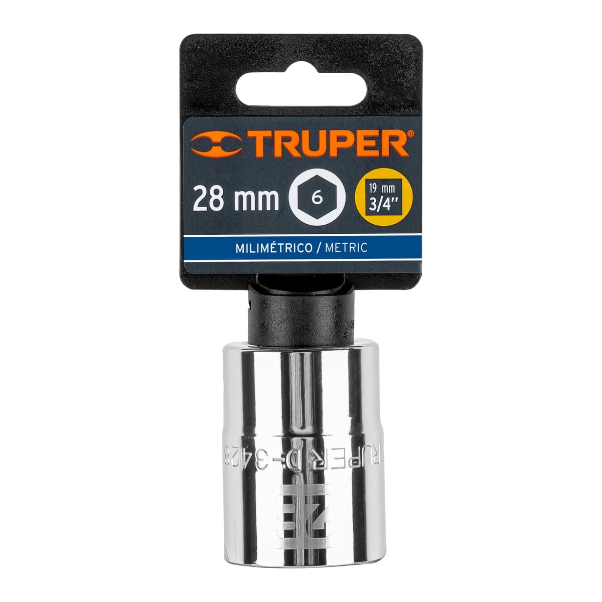 Dado hexagonal encastre 3/4´´ de 28 mm, Truper4