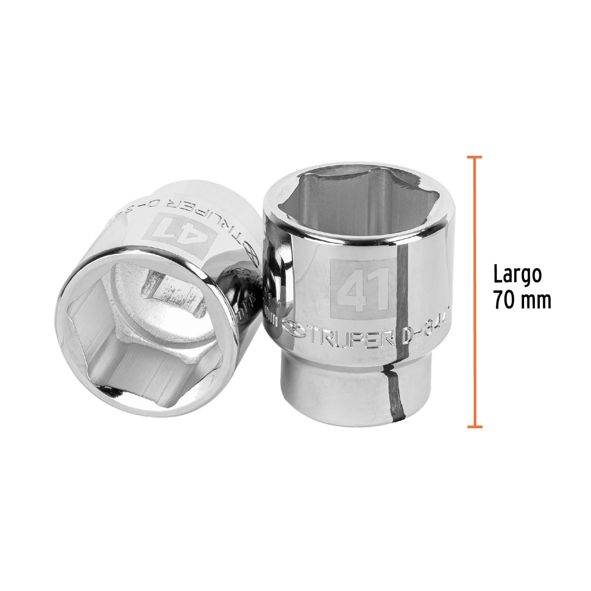 Dado hexagonal encastre 3/4´´ de 41 mm, Truper3