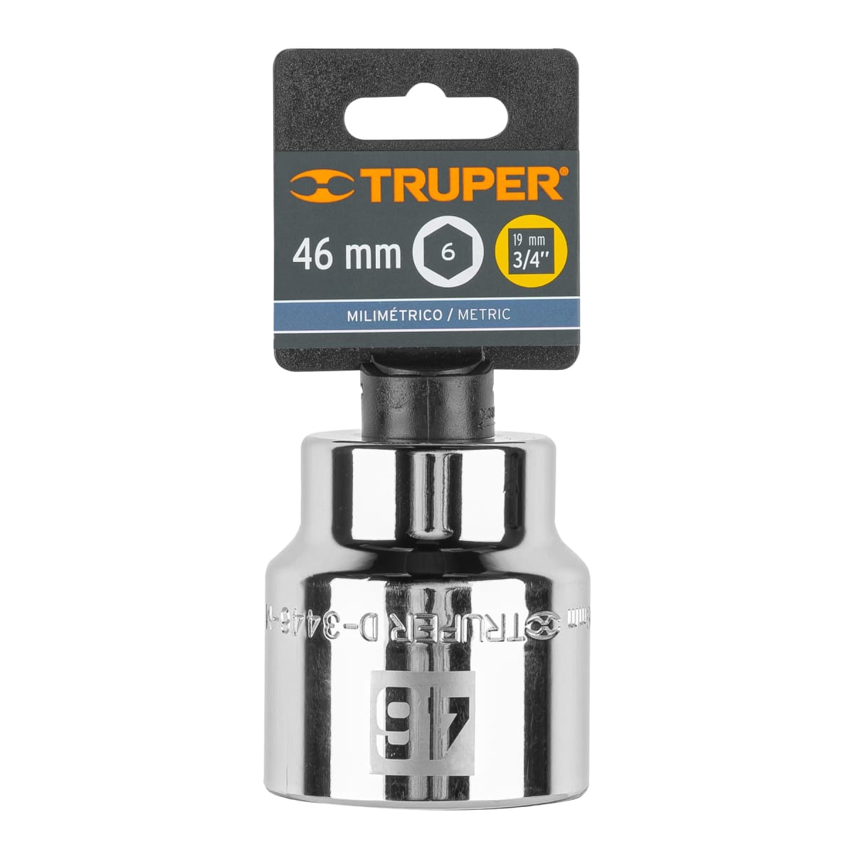 Dado hexagonal encastre 3/4´´ de 46 mm, Truper3