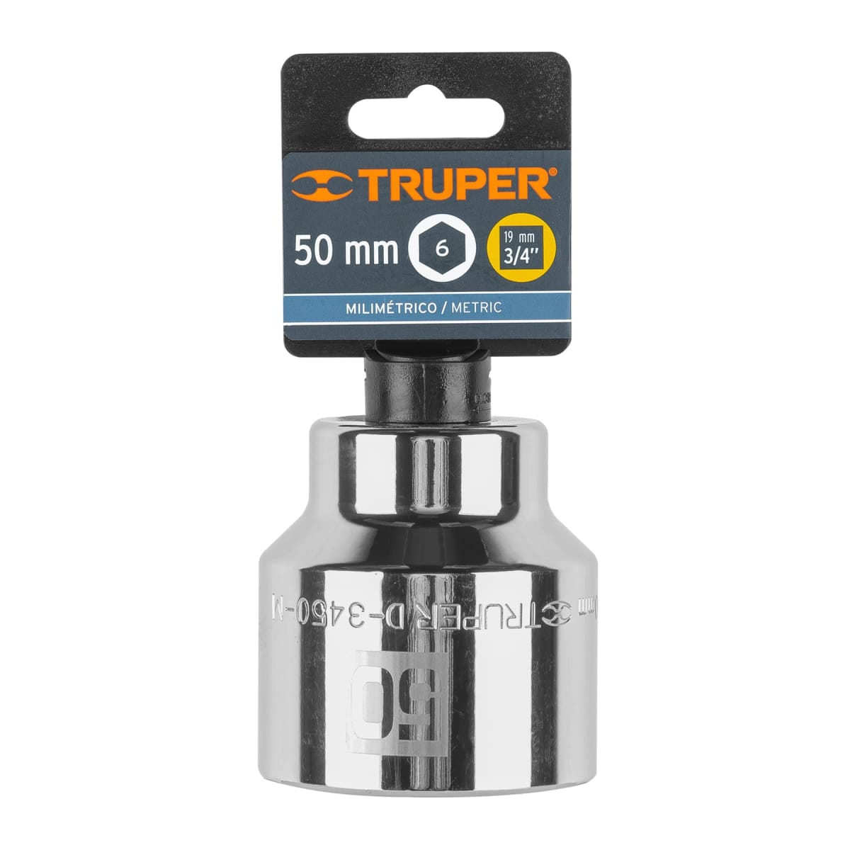 Dado hexagonal encastre 3/4´´ de 50 mm, Truper4