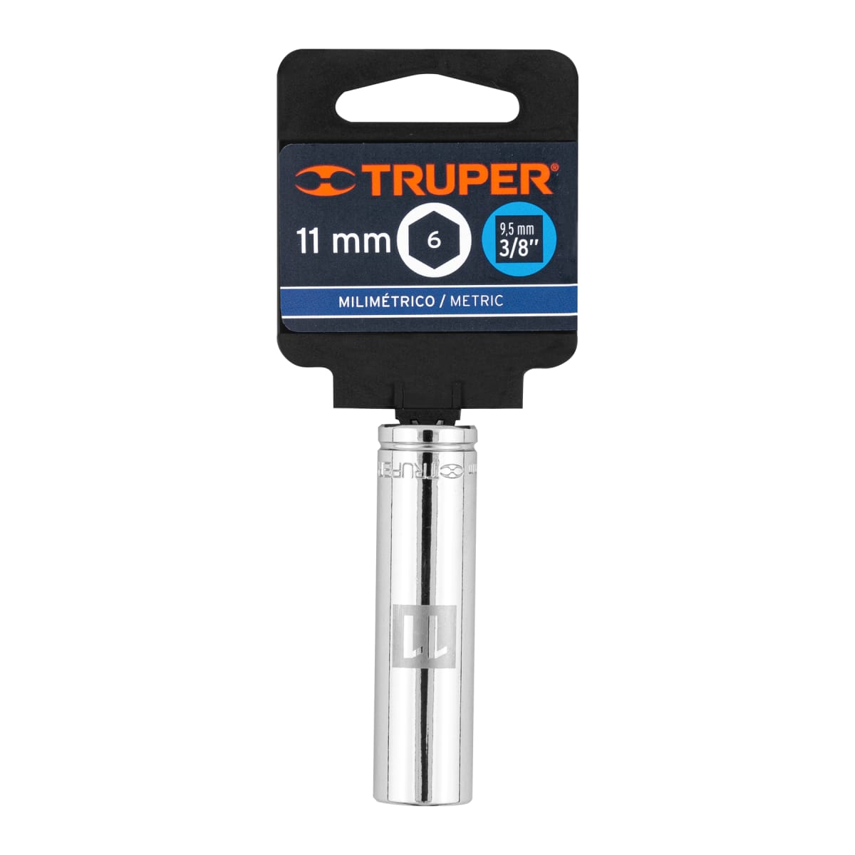 Dado tubular hexagonal encastre 3/8´´ de 11 mm, Truper4
