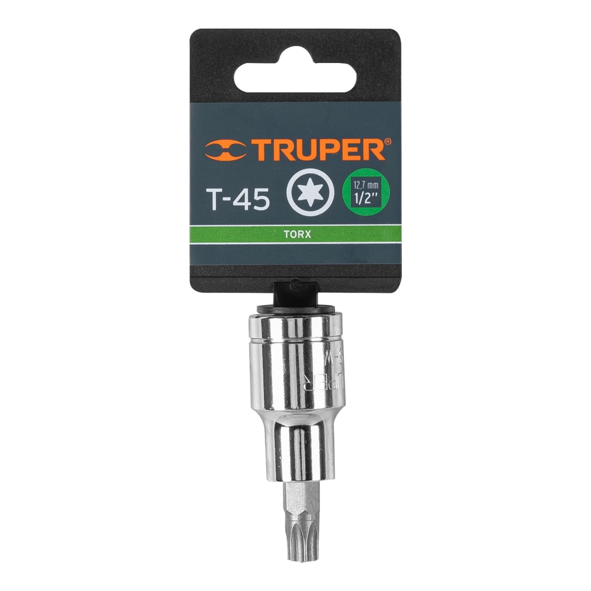Dado punta torx t-45 encastre 1/2'' Truper4