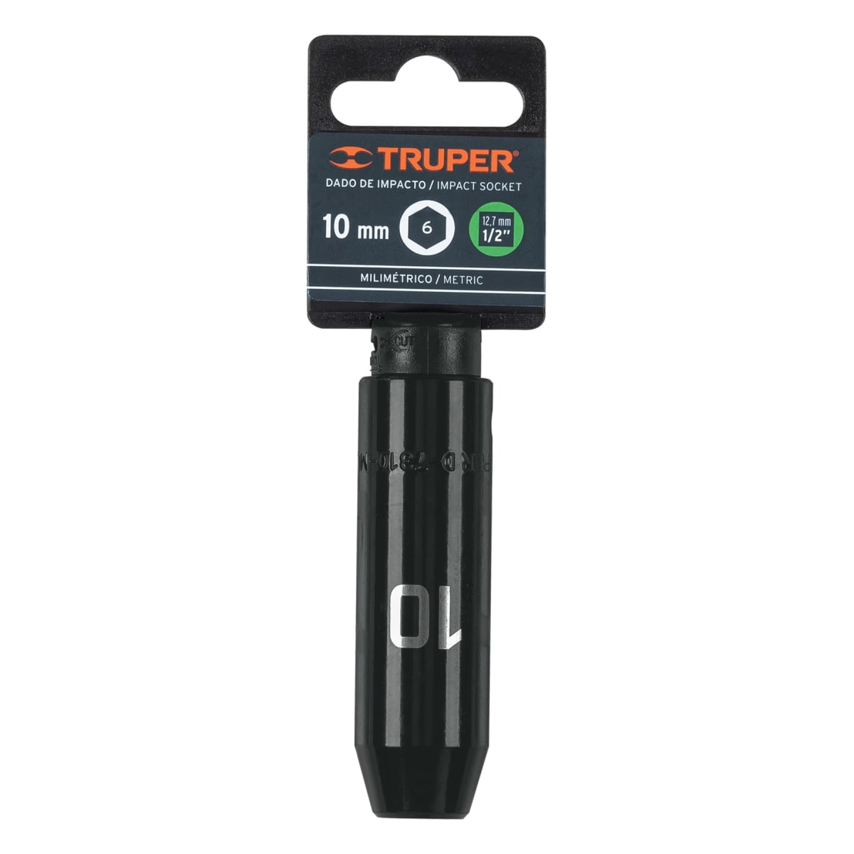 Dado tubular hexagonal encastre 1/2'' de impacto de 10 mm Truper4