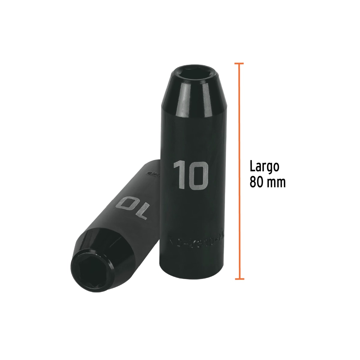 Dado tubular hexagonal encastre 1/2'' de impacto de 10 mm Truper3