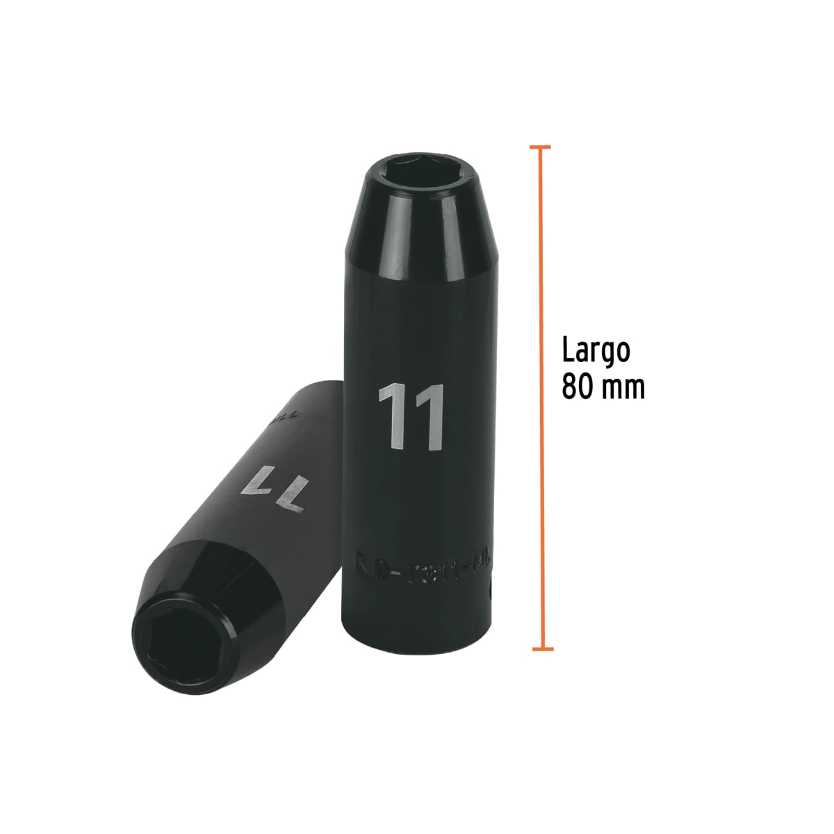 Dado tubular hexagonal encastre 1/2'' de impacto de 11 mm Truper3