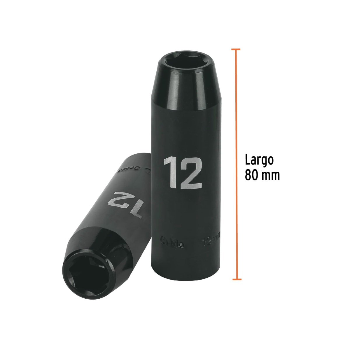 Dado tubular hexagonal encastre 1/2'' de impacto de 12 mm Truper3