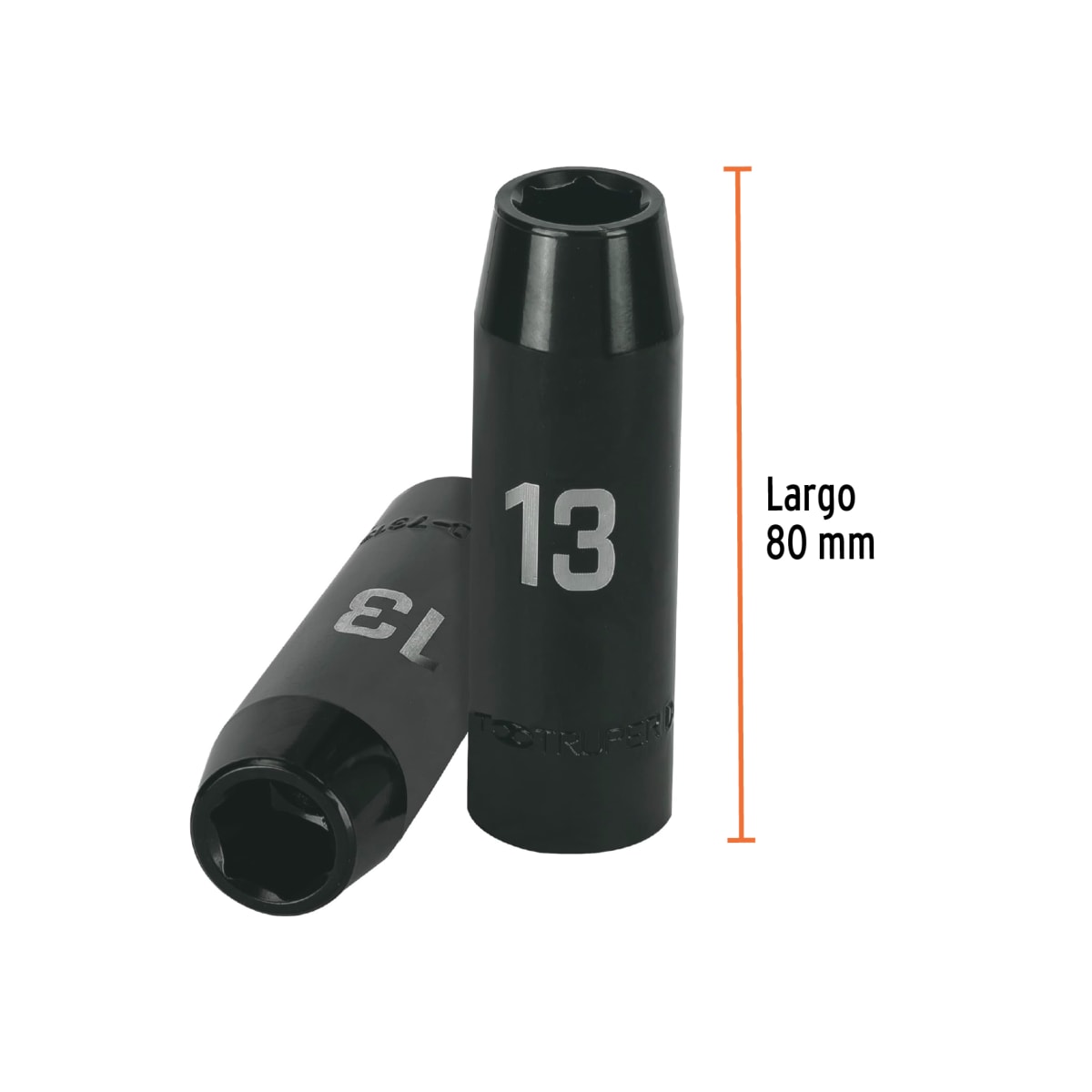 Dado tubular hexagonal encastre 1/2'' de impacto de 13 mm Truper3