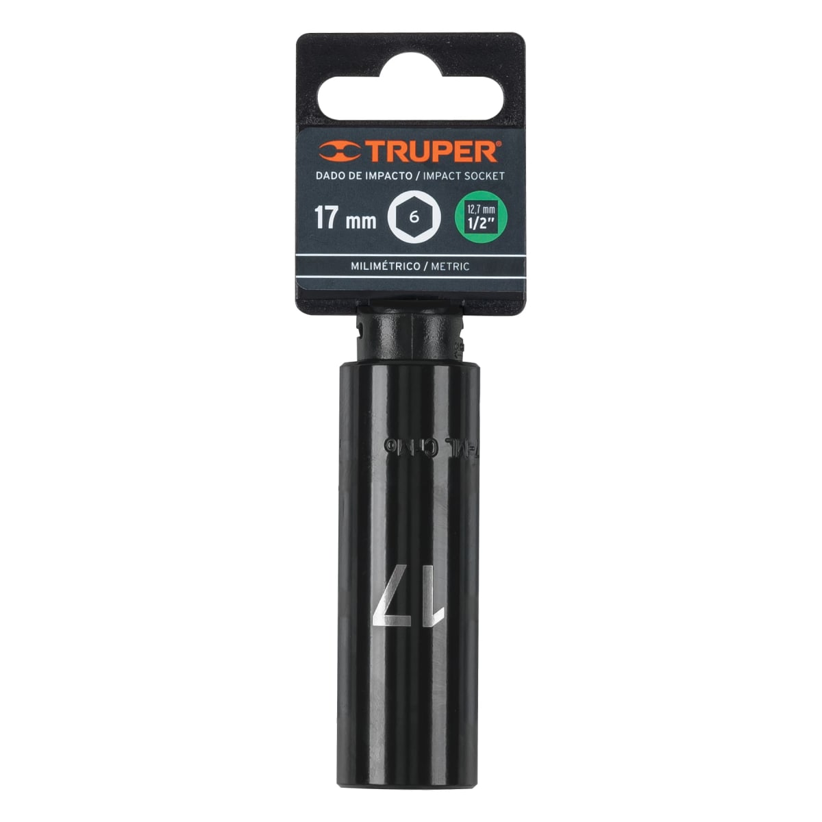Dado tubular hexagonal encastre 1/2'' de impacto de 17 mm Truper4