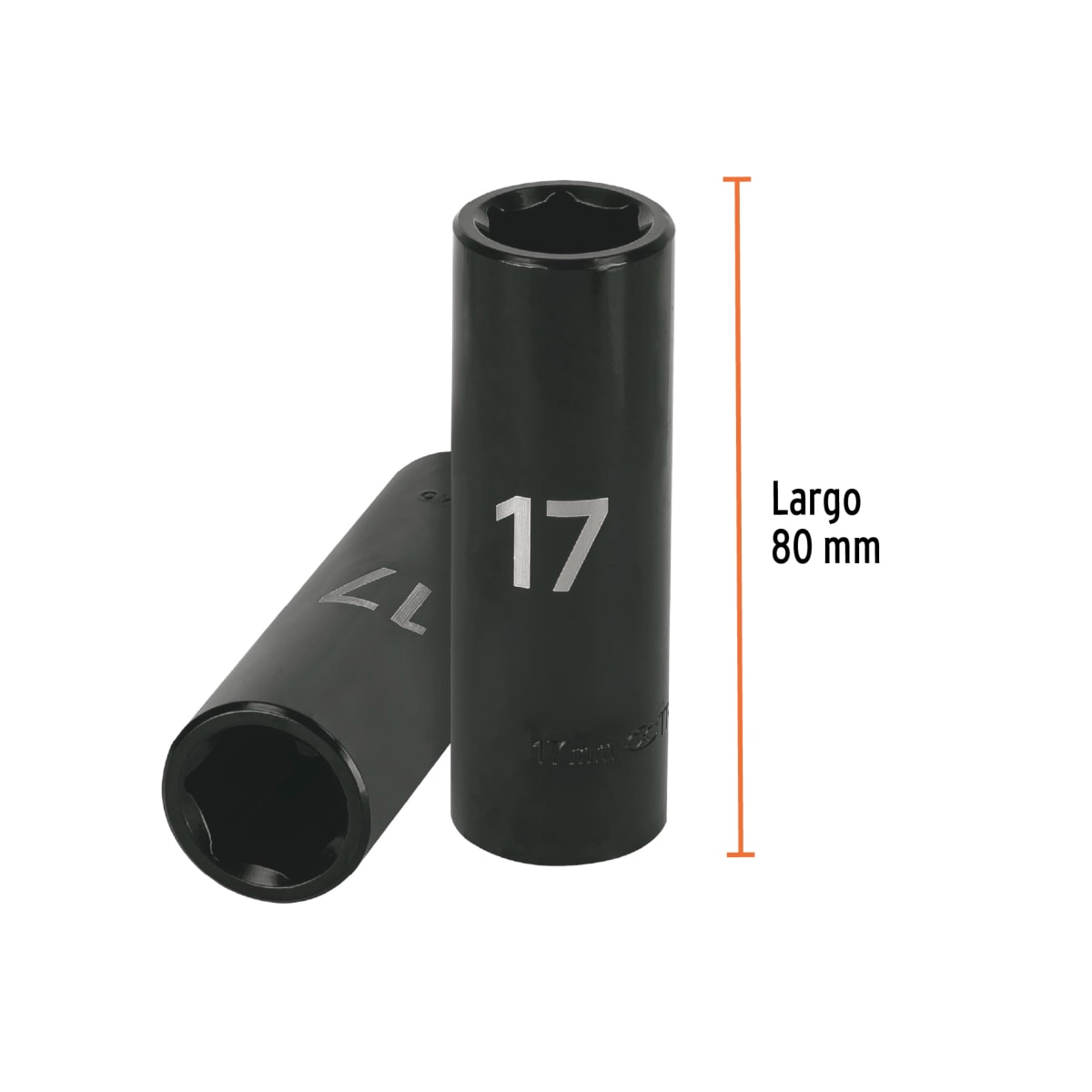 Dado tubular hexagonal encastre 1/2'' de impacto de 17 mm Truper3