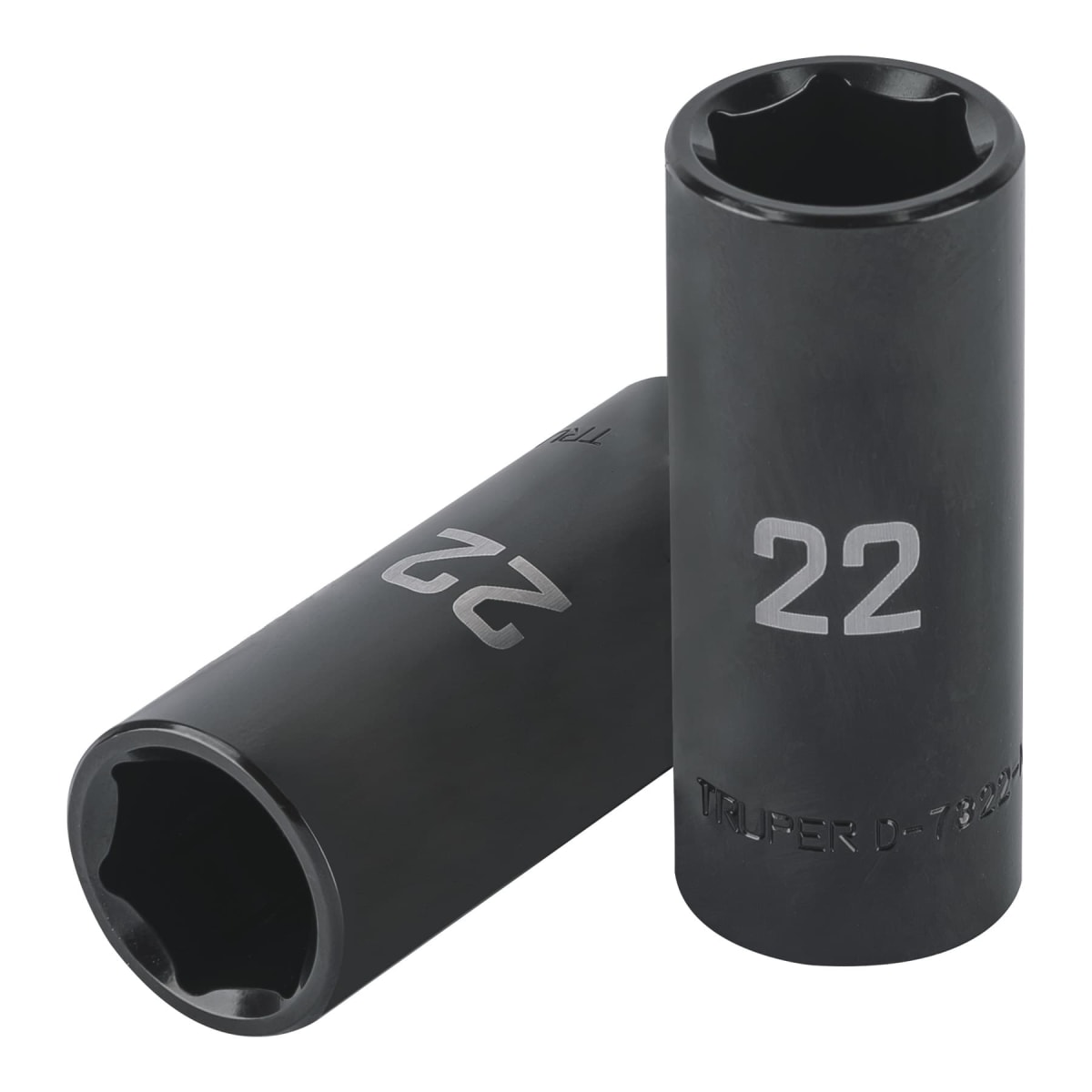 Dado tubular hexagonal encastre 1/2'' de impacto de 22 mm Truper1