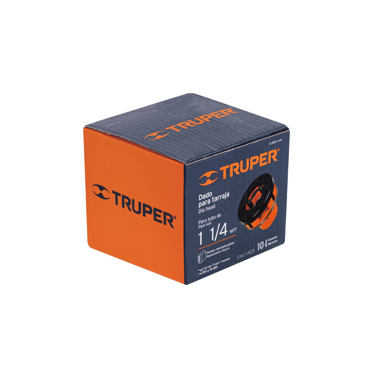 Dado 1-1/4´´ para tarrajas TA-850 y TA-851, Truper4