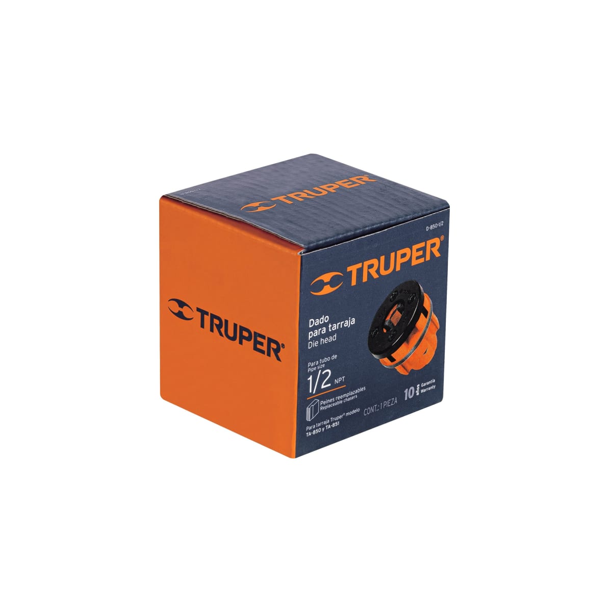 Dado 1/2´´ para tarrajas TA-850 y TA-851, Truper5