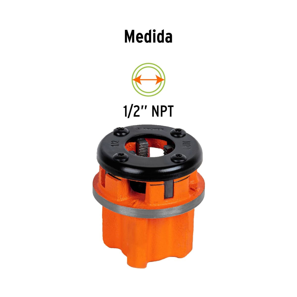 Dado 1/2´´ para tarrajas TA-850 y TA-851, Truper3