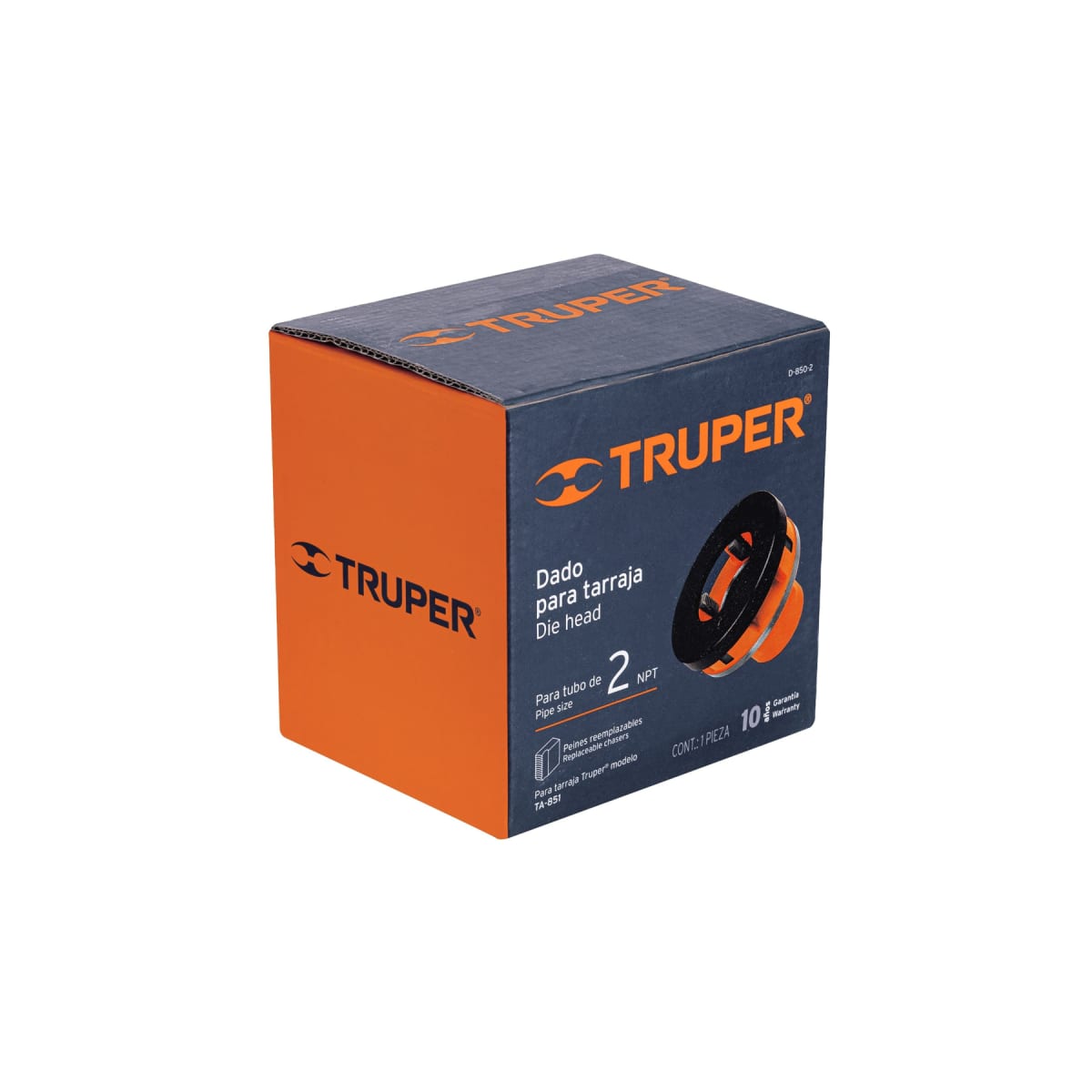 Dado 2´´ para tarrajas TA-850 y TA-851, Truper4