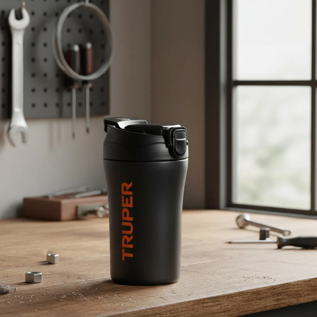 Termo de acero Inoxidable 400 ml Truper4