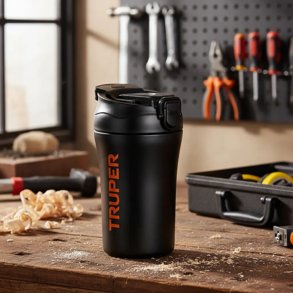 Termo de acero Inoxidable 400 ml Truper3