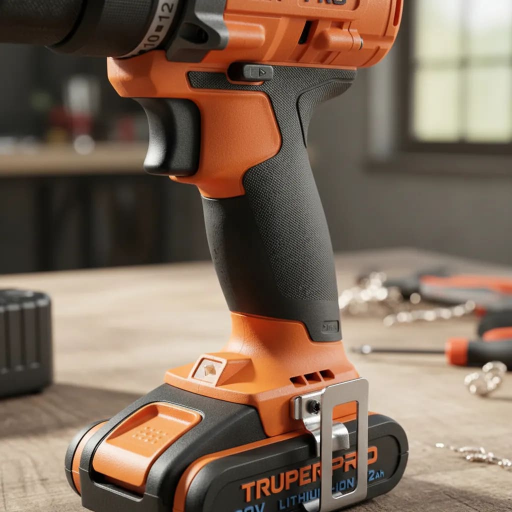 Taladro Percutor 20V + 2 Baterias 2 Ah + Cargador Truper6