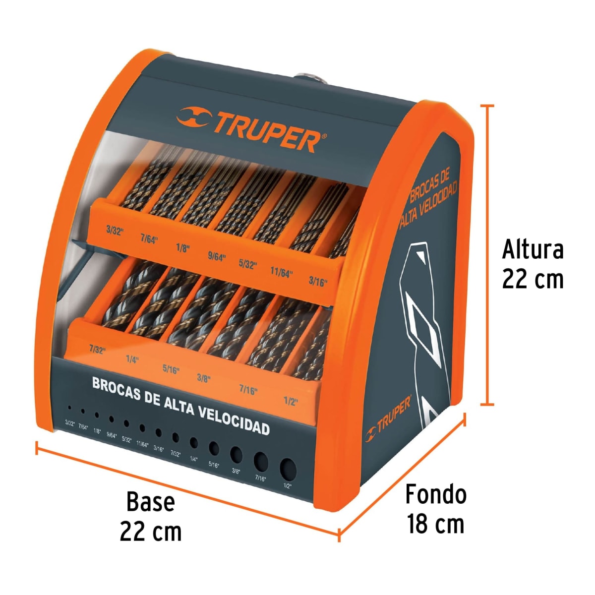 Despachador 13 compartimentos para brocas hss con producto3