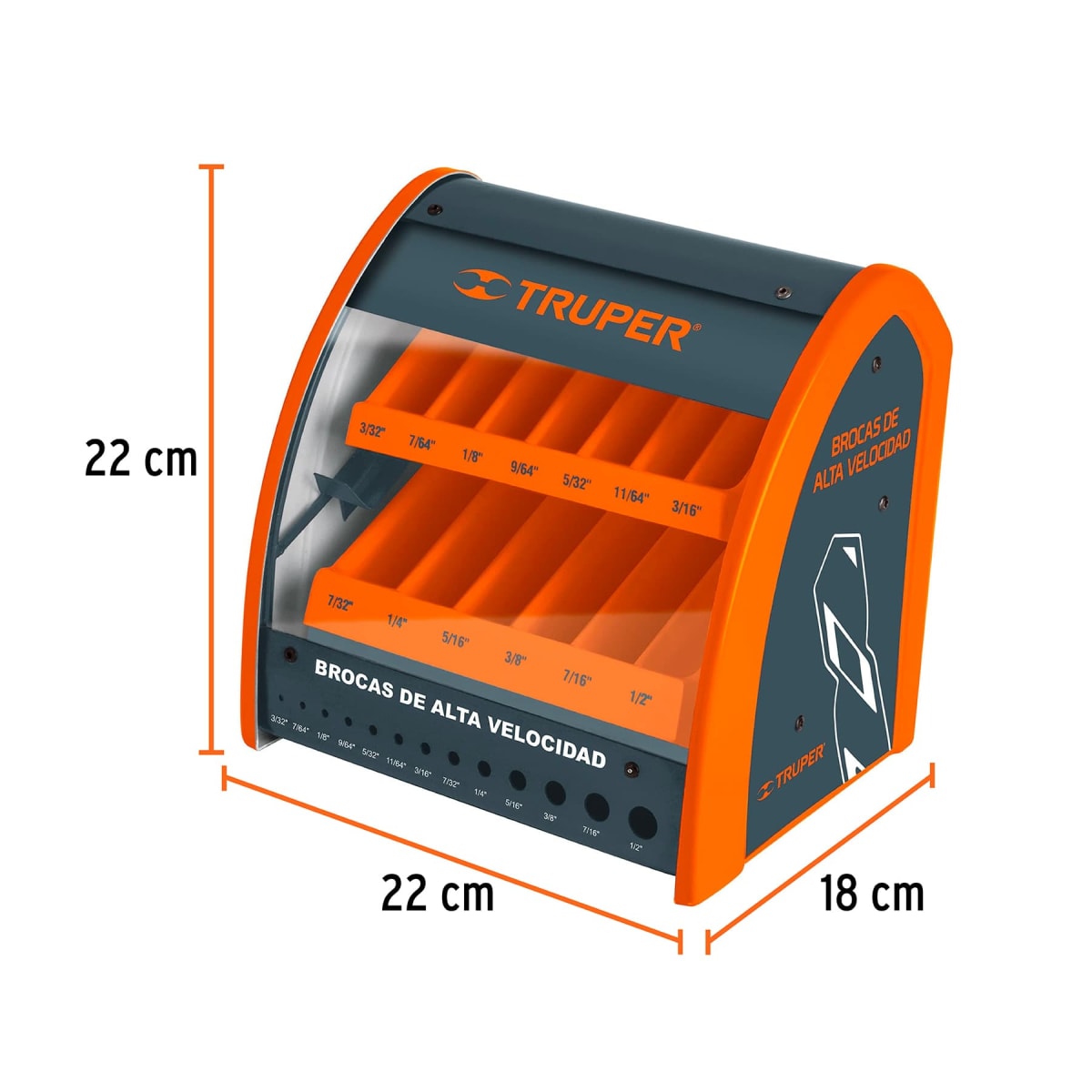 Despachador de brocas, alta velocidad, chico, truper2