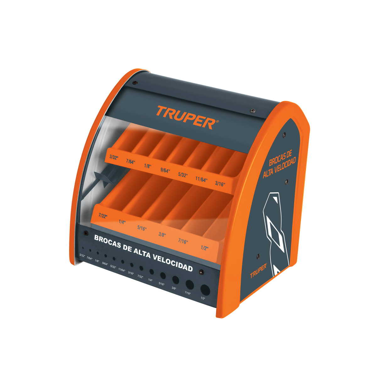 Despachador de brocas, alta velocidad, chico, truper1