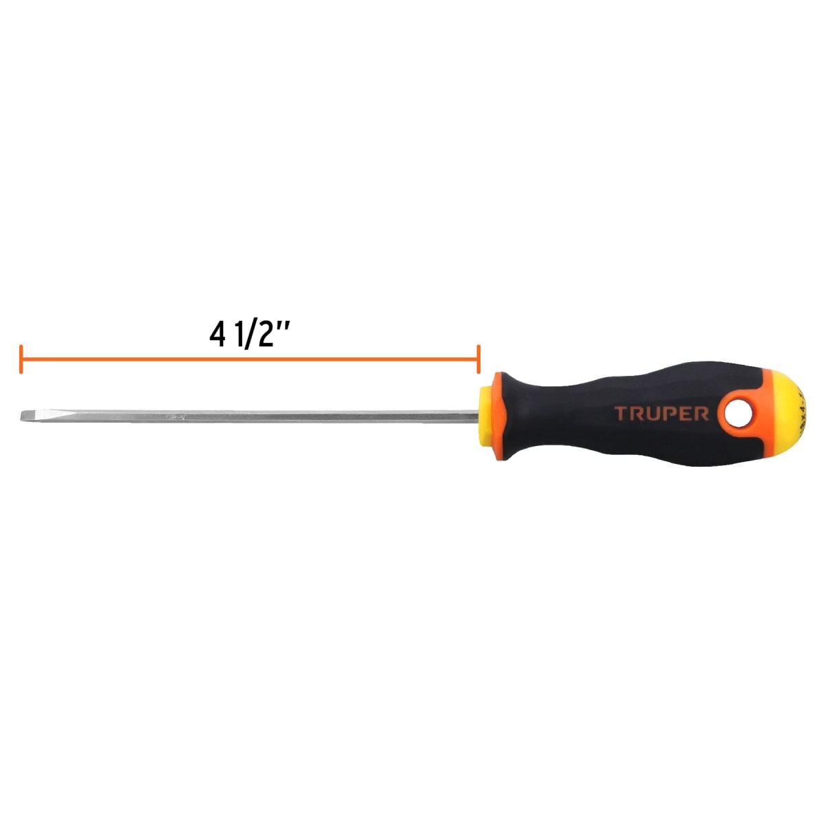 Desarmador cabinet 1/8´´ x 4-1/2´´ mango Comfort Grip, Truper3