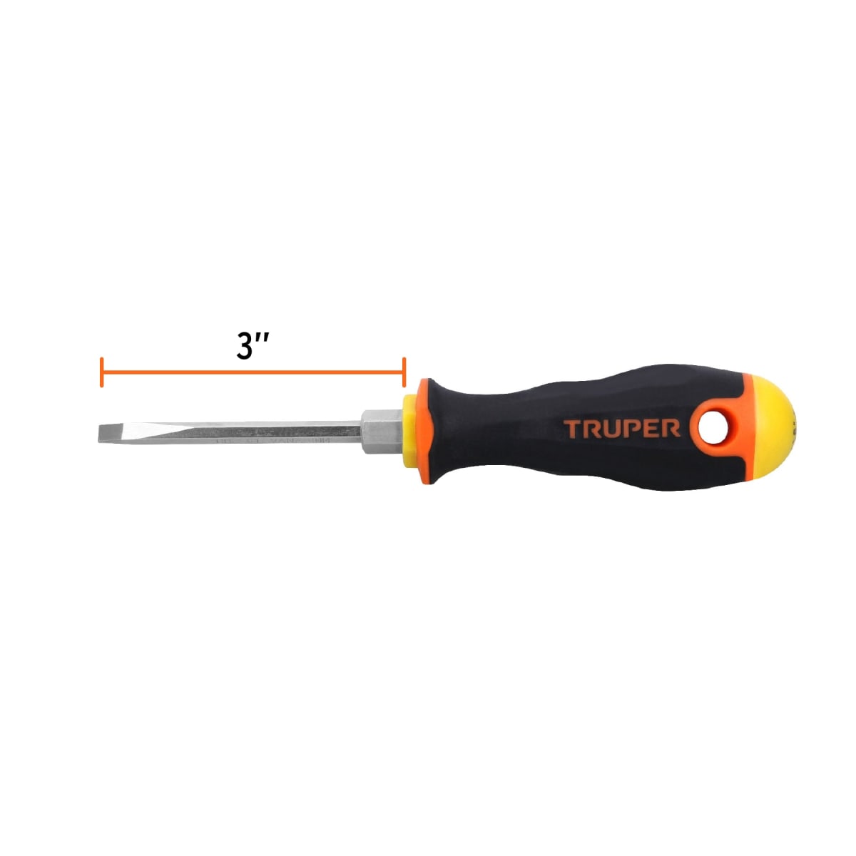 Desarmador cabinet 3/16 x 3´´ mango Comfort Grip, Truper3