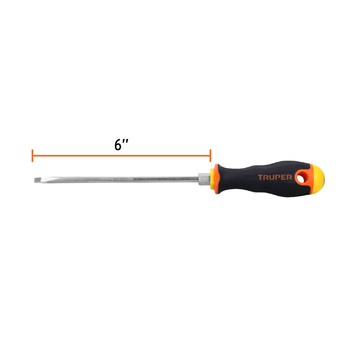 Desarmador cabinet 3/16´´ x 6´´ mango Comfort Grip, Truper3