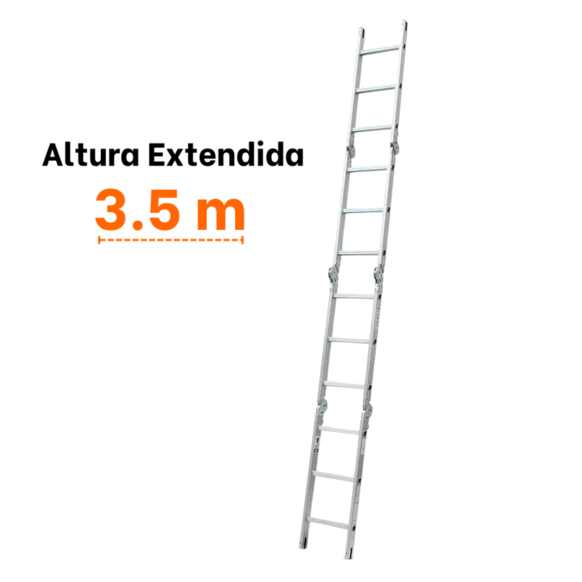 Escalera multiposición 12 peldaños soporta 200Kg Truper5