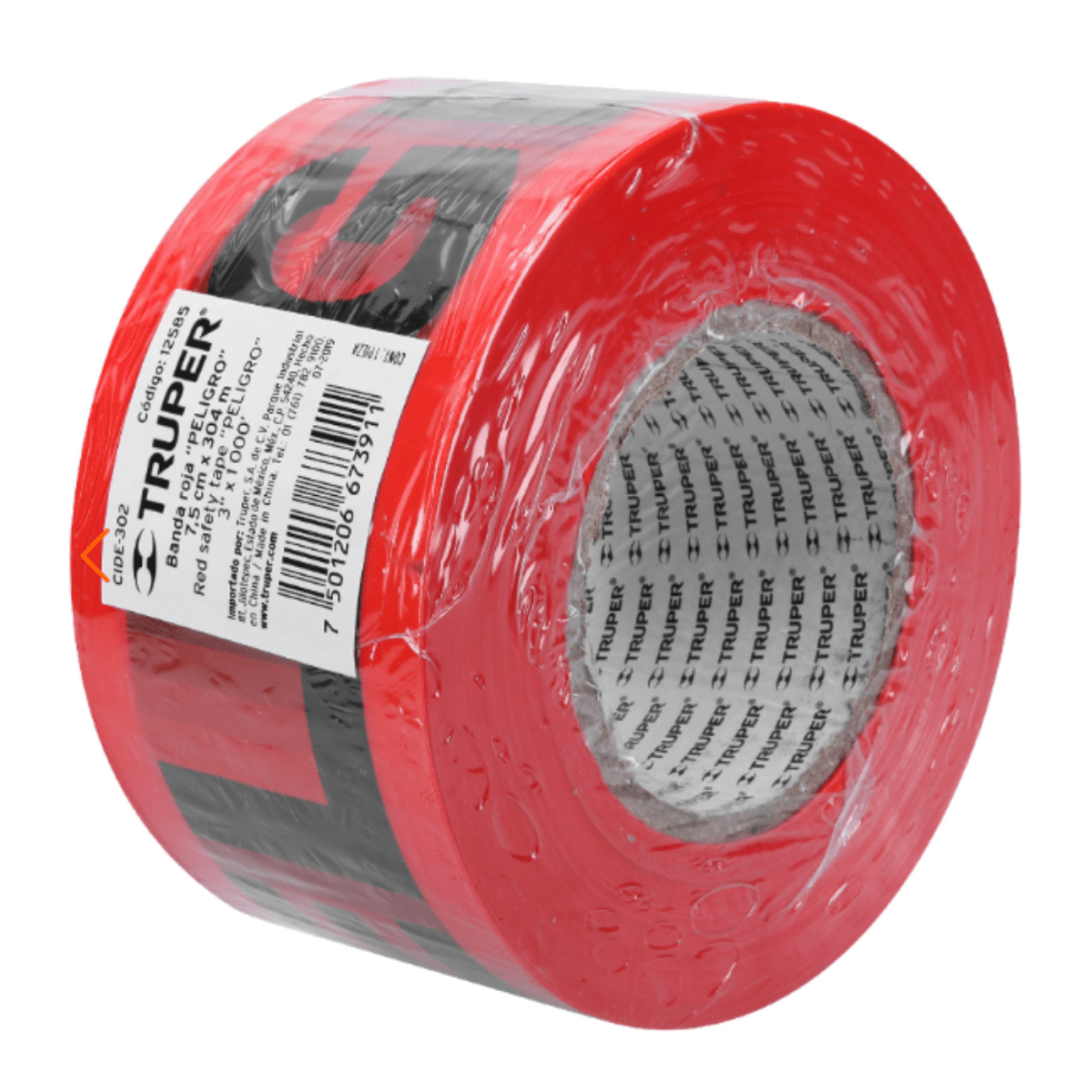 Rollo de 305 m de cinta de seguridad 