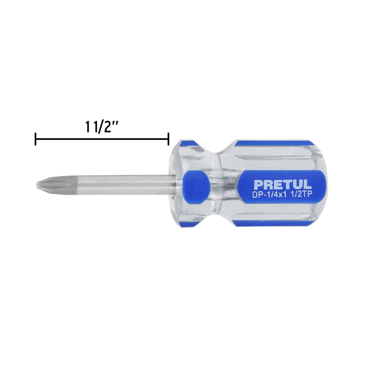 Desarmador de cruz 1/4 x 1-1/2´´ mango de PVC, Pretul3