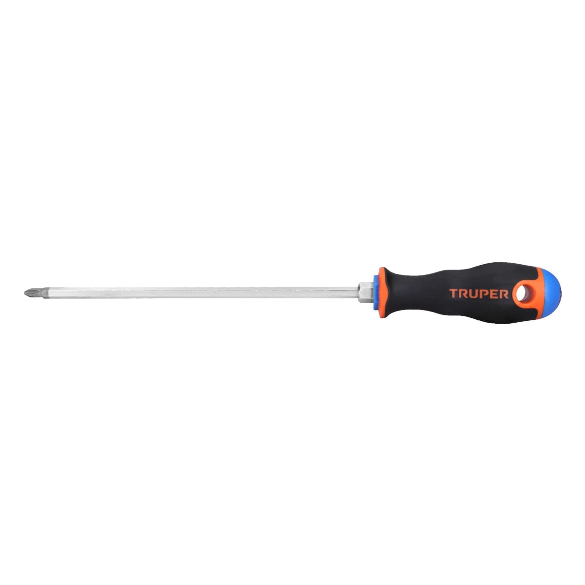 Desarmador de cruz 1/4'' x 8'' mango comfort grip. truper1