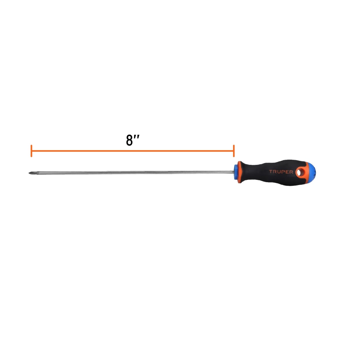 Desarmador de cruz 1/8´´ x 8´´ mango Comfort Grip, Truper3